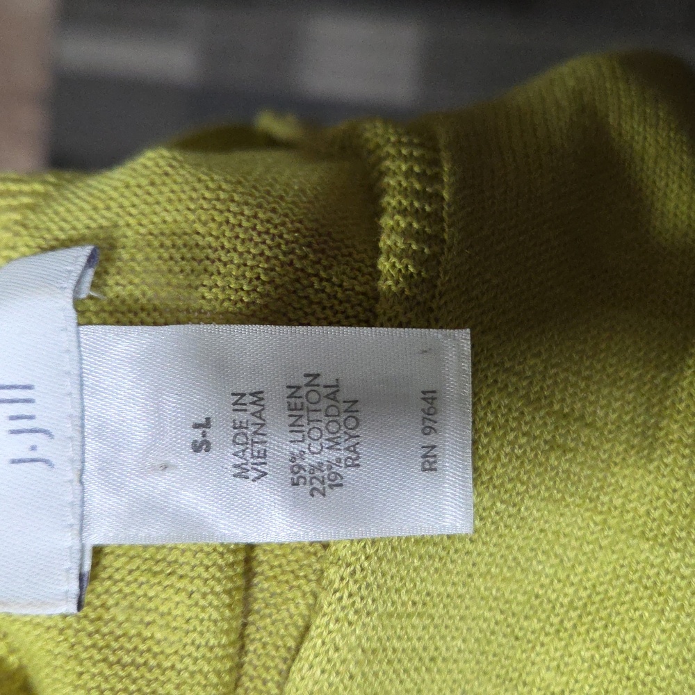 J. JILL Linen-Blend Tasseled Poncho - Picture 8 of 12